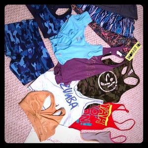 Lot of Zumba clothes